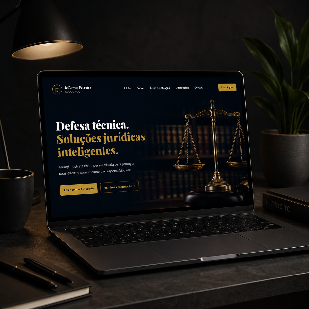 Website institucional moderno